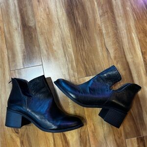 Steve Madden Black Ankle Booties